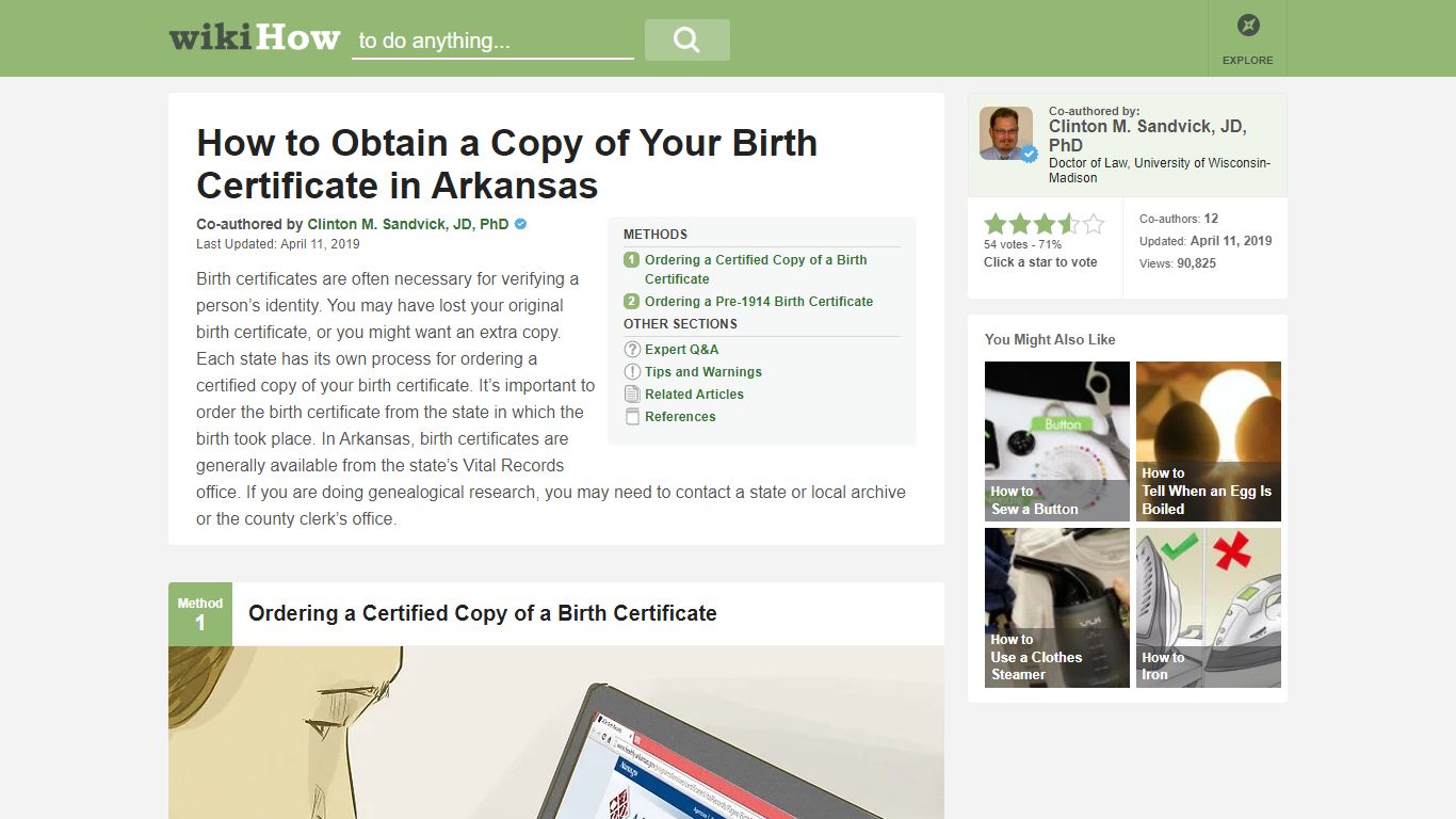 How to Obtain a Copy of Your Birth Certificate in Arkansas